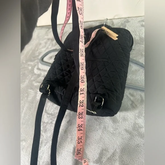 Vera Bradley quilted black backpack - Picture 11 of 12